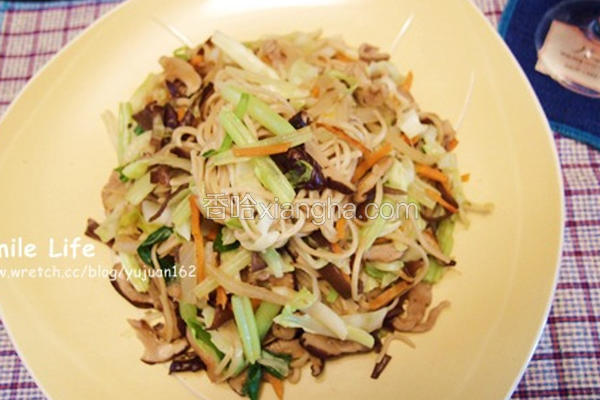 什锦炒燕麦面