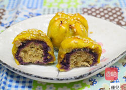 茶巾地瓜栗子烧的做法图解14