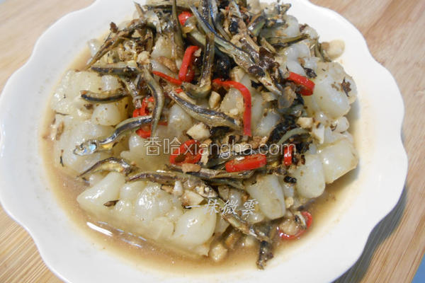豆豉小鱼干烧苦瓜