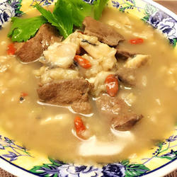 麻油虱目鱼猪肝粥的做法[图]