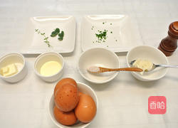 新鲜香草滑蛋的做法图解1