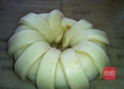 红豆牛奶花型面包的做法图解10