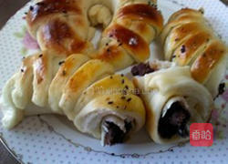 红豆牛奶花型面包的做法图解14