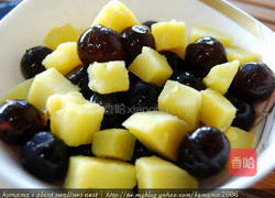 黑Q地瓜甜点的做法图解4