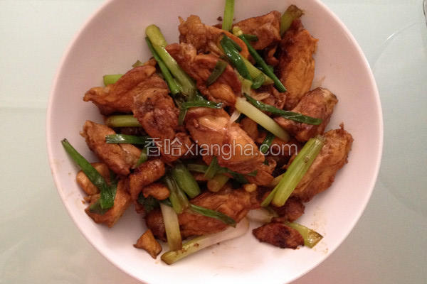 葱烧鸡腿