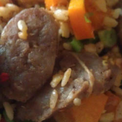 肠肠橙椒蛋炒饭的做法[图]