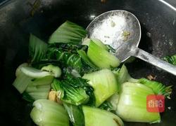 油菜炒鸡蛋的做法图解4