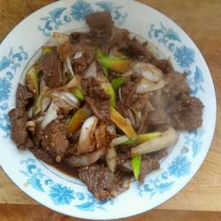 大葱爆牛肉的做法[图]