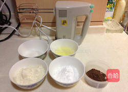 巧克力马卡龙的做法图解1