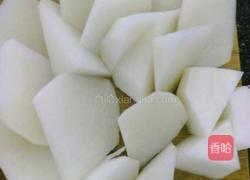 兔肉闷萝卜的做法图解2
