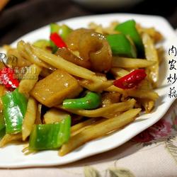 肉皮炒藕的做法[图]