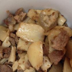 松茸炒肉片的做法[图]