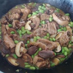毛豆烧鸭的做法[图]