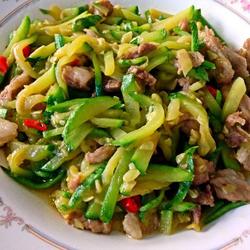 南瓜丝炒肉的做法[图]