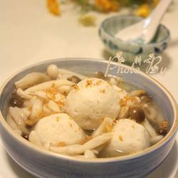 鲜菇鱼丸汤的做法[图]