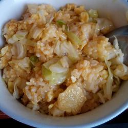 包菜蛋炒饭的做法[图]