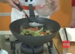 素拌花菜的做法图解4