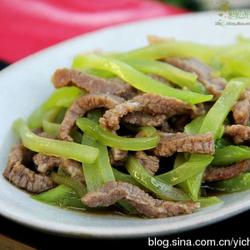 牛肉青笋丝的做法[图]