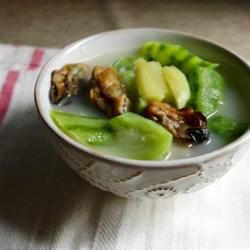 蚝鼓丝瓜汤的做法[图]