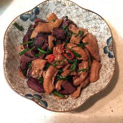 猪血炒小肠的做法[图]