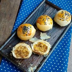 黄金肉松酥的做法[图]