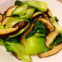 香菇炒油菜的做法[图]