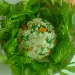 芹菜叶炒饭的做法[图]