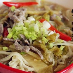 酸菜肉丝面的做法[图]