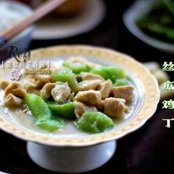 丝瓜炒鸡丁的做法[图]