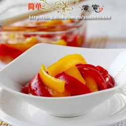 酸甜柿子椒的做法[图]