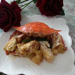 咸蛋黄炒蟹的做法[图]