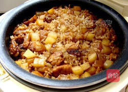 红烧肉焖饭的做法图解12