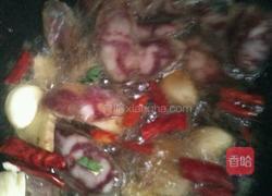 香肠炒菜苔的做法图解2