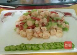 西芹炒虾仁的做法图解3