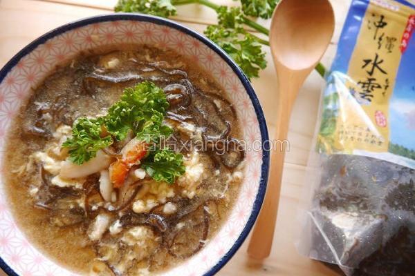 蒜味水云蟹肉羹