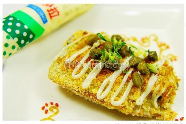 酥烤酸豆鲱鱼排