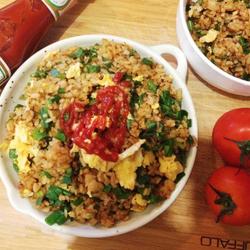 葱花土鸡蛋炒饭的做法[图]
