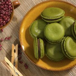 抹茶红豆马卡龙的做法[图]