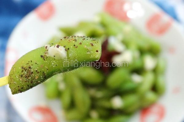 凉拌毛豆
