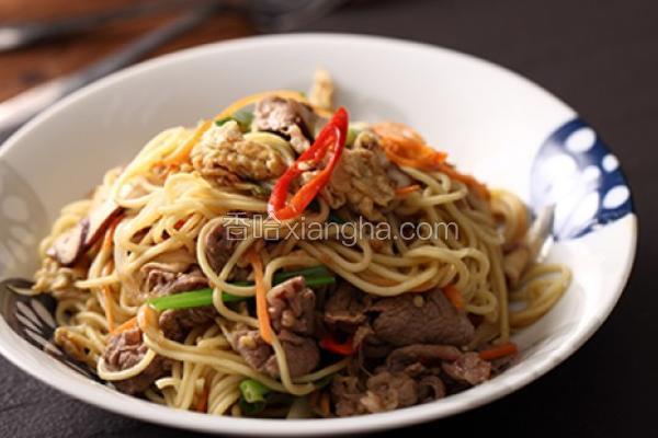 羊肉炒面