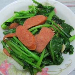 介蓝炒香肠的做法[图]