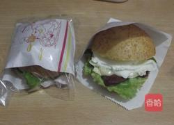 照烧鸡排起司堡的做法图解3