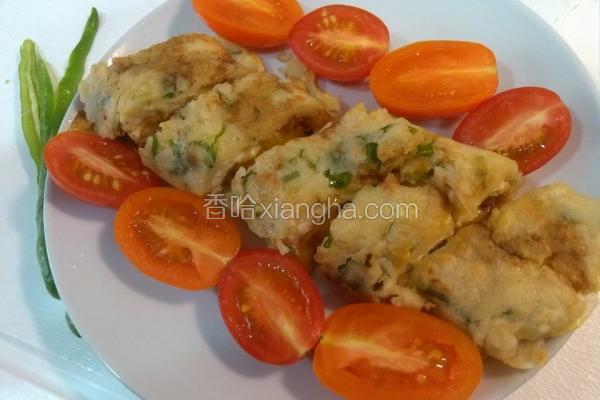 面粉豆奶葱饼