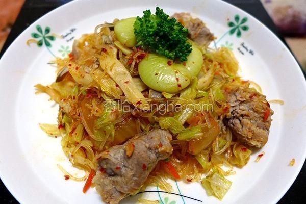 韩式泡菜炒冬粉