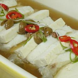 破布子蒸鲜鱼豆腐的做法[图]