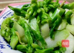 清炒娃娃菜的做法图解4