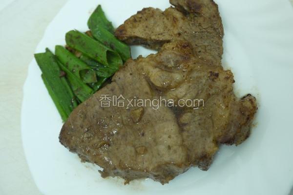 香煎青葱孜然肉排
