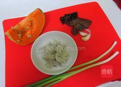 南瓜魩仔鱼饭的做法图解1