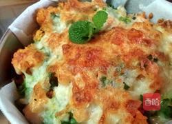 焗烤番茄饭的做法图解4