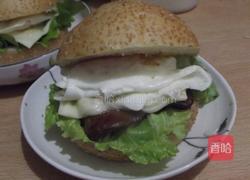 照烧鸡排起司堡的做法图解2